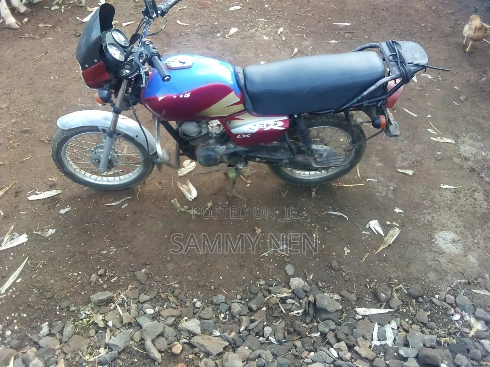 TVS XL 100 2015 Red