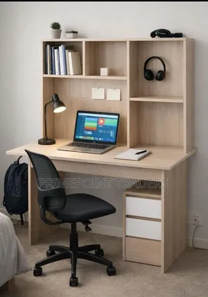 1.2M Office Desk With Lockable Drawer Comfortable Executive Chair