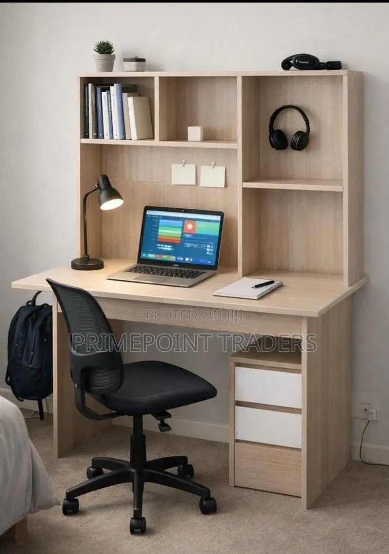 1.2M Office Desk With Lockable Drawer Comfortable Executive Chair