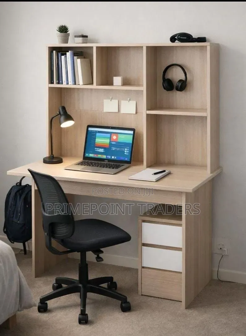 1.2M Office Desk With Lockable Drawer Comfortable Executive Chair