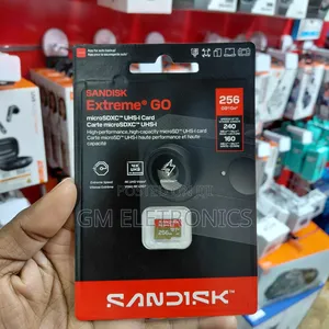 SanDisk 256GB Extreme microSD U3 V30 A2 240mb/S Read Speed 160mb/S