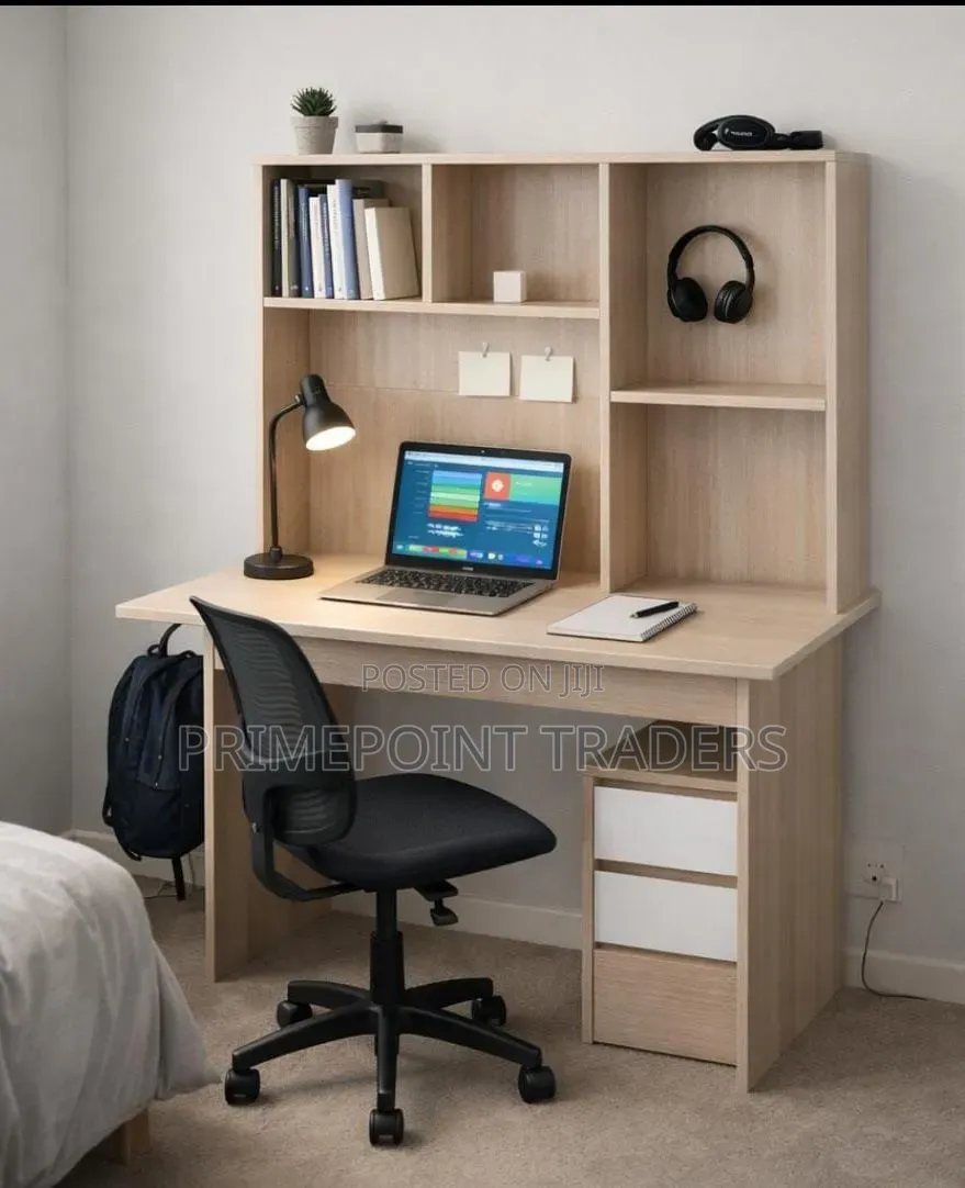 Advanced 1.2m Imported Study Office Desk With Drawer and Storage Space