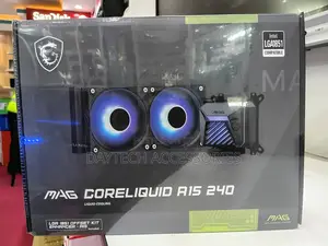 Msi Mag Coreliquid A15 240 Argb Black Liquid Cpu Cooler
