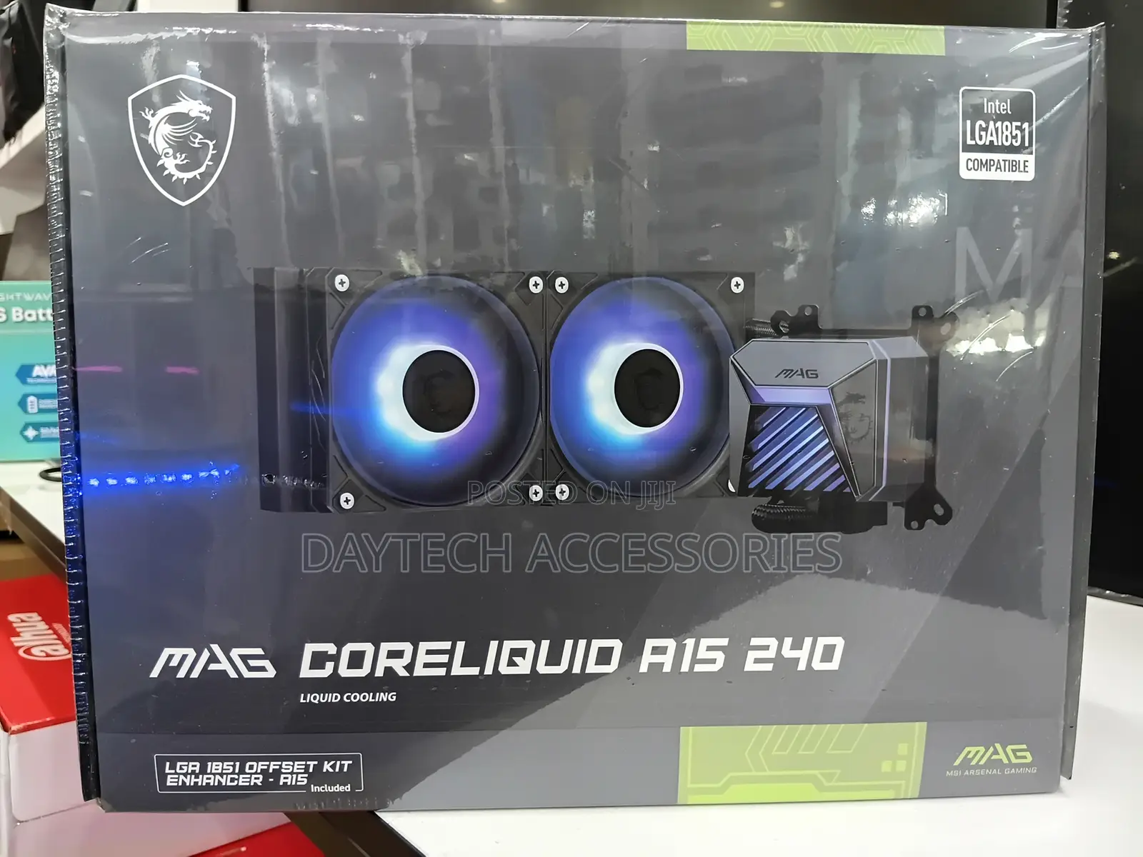 MSI MAG CORELIQUID A15 240 240mm AIO Liquid Cooler Dual 120mm ARGB Fan