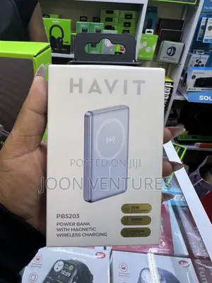 PB5203 10000mAh Magnetic Wireless Power Bank