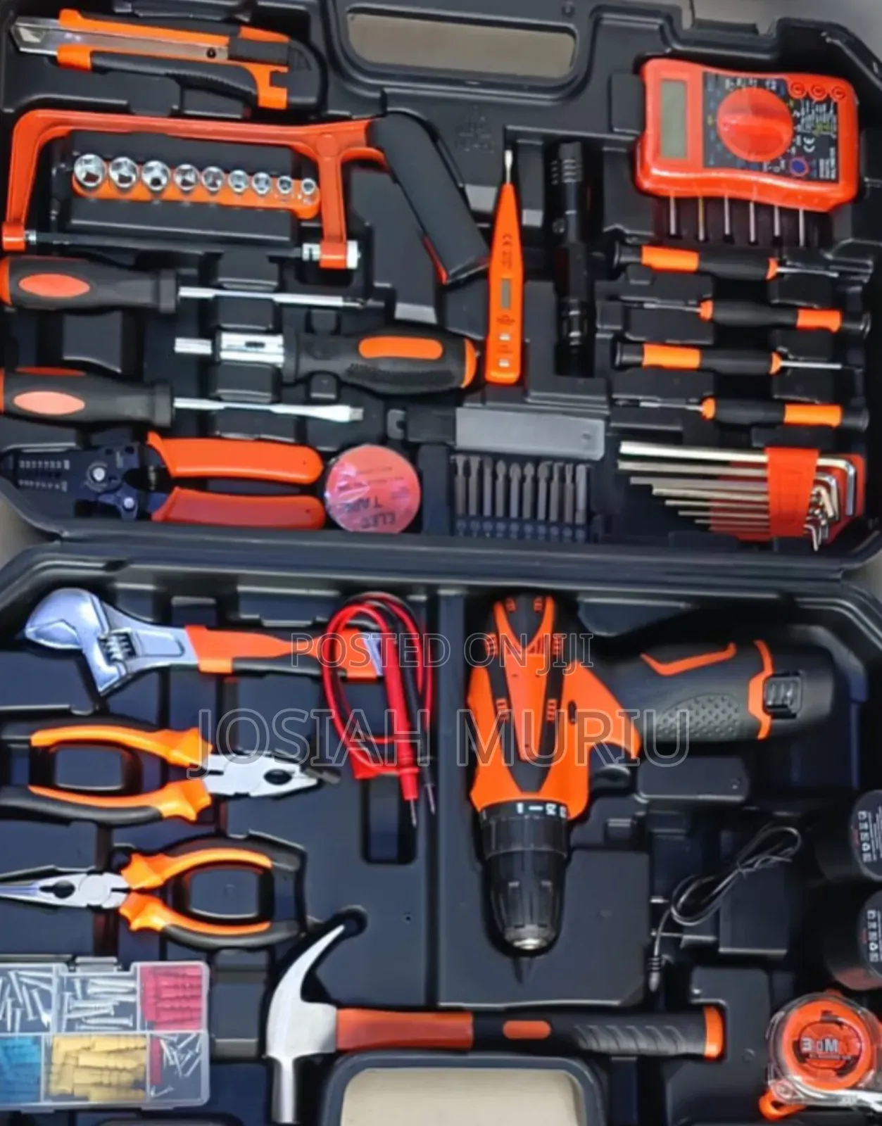 Cordless Drill Set With Multimeter
