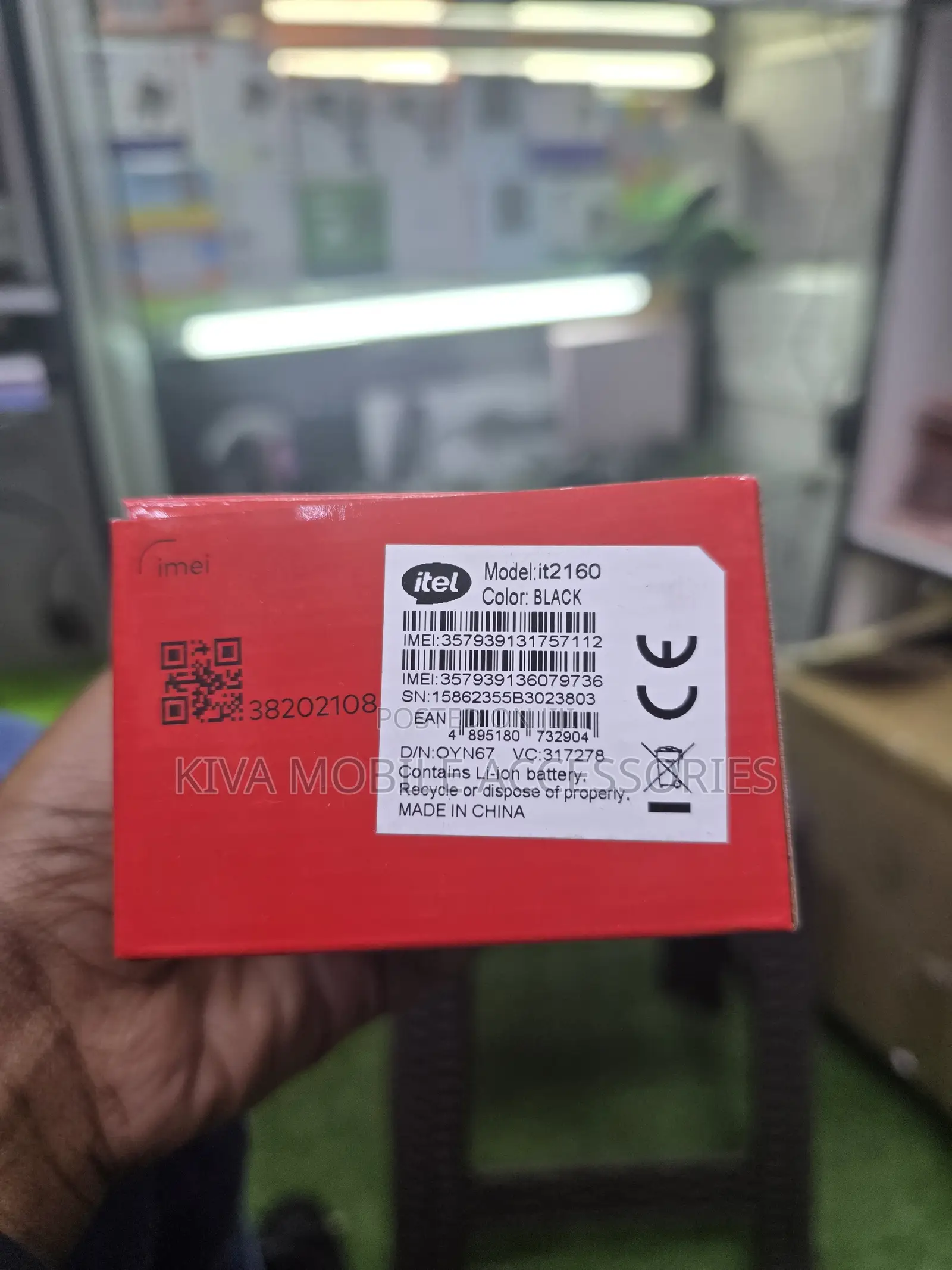 New Itel it2160 Black