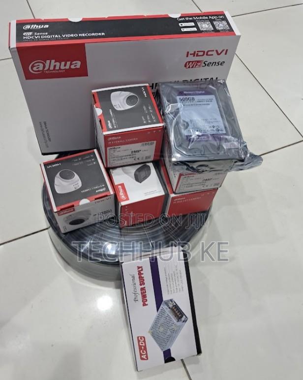 Dahua 4 CCTV Security Cameras 4 Channel Kit DVR - main view