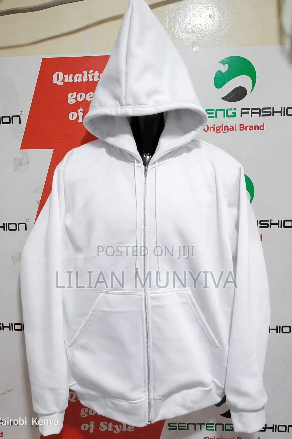 Plain Hoodies With Zipper