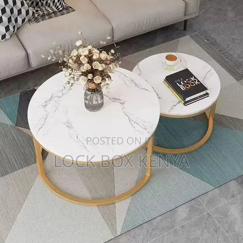 Glass Top Nesting Table