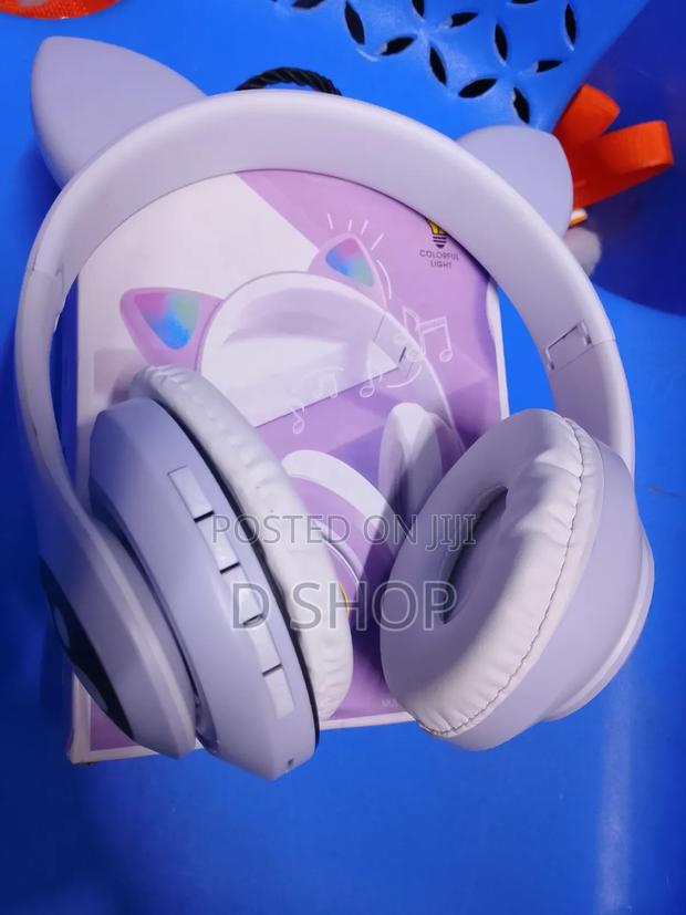 Cat Ear Purple Headphones