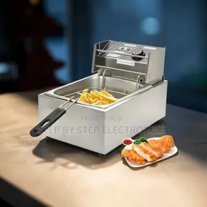 Easy-Clean 4l/6l/10l Electric Single Tank Stainless Steel Deep Fryer