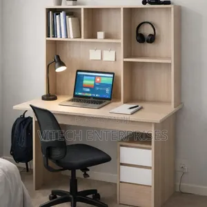 1.2m Imported Study Office Desk With Drawer and Storage Space