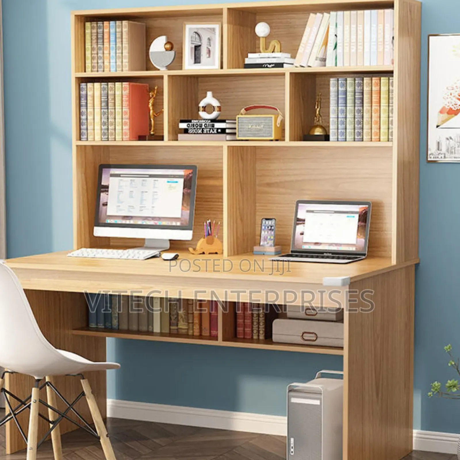 1.2m Imported Study Office Desk With Drawer and Storage Space