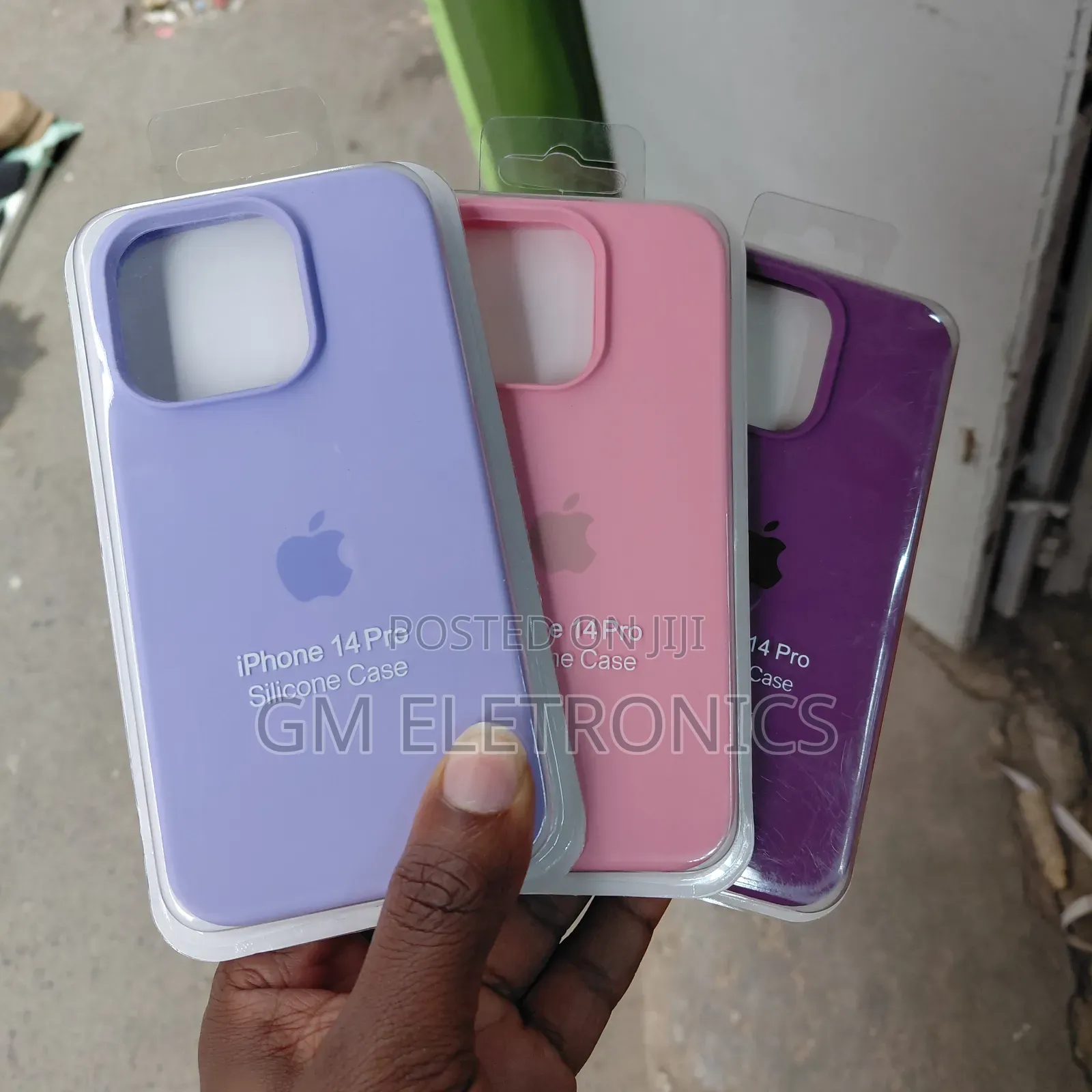 iPhone 14 Pro Silicone Back Case- Different Colours Available.