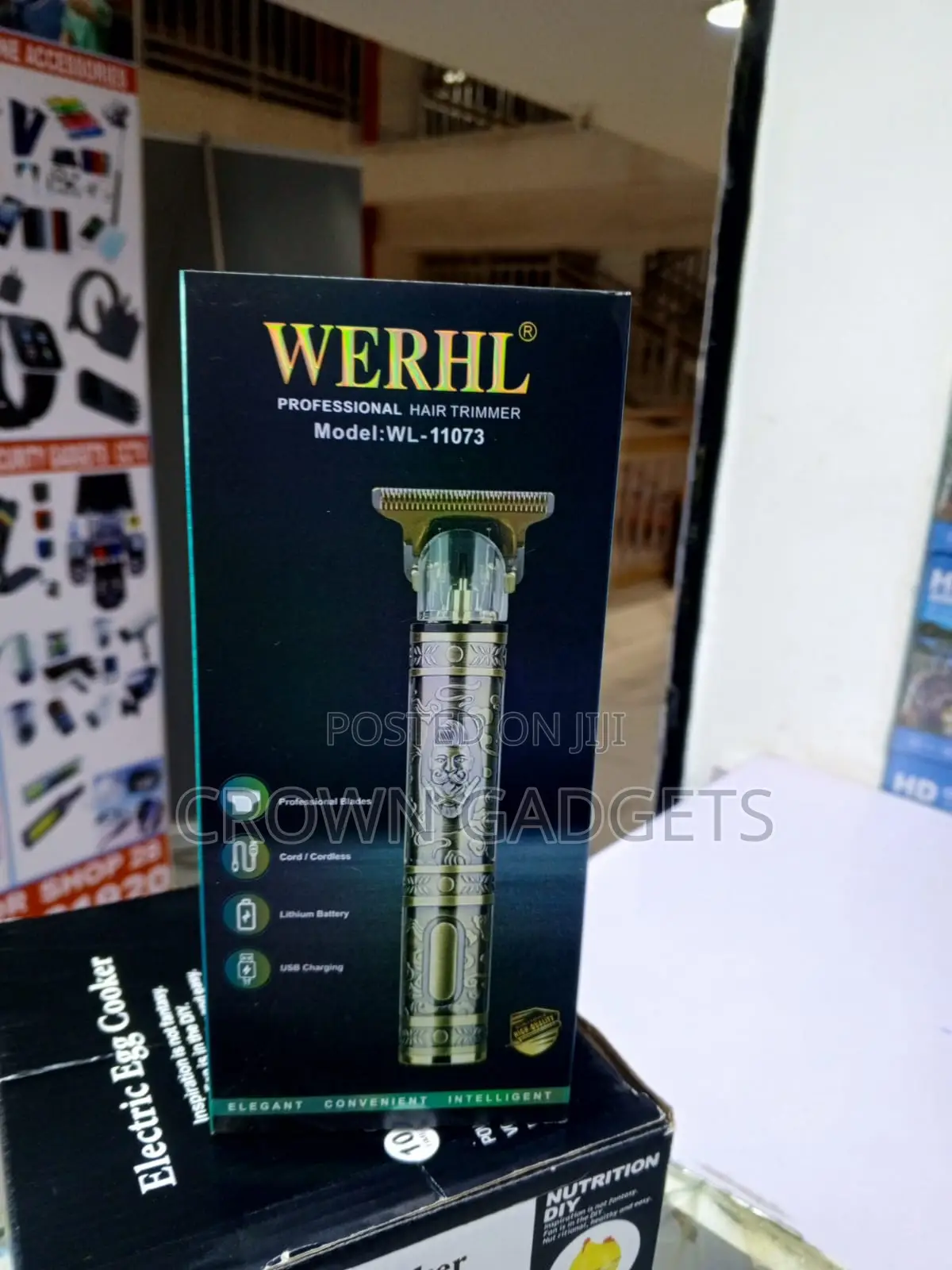 WERHL WL-11073 Cordless Hair Trimmer With USB Charging