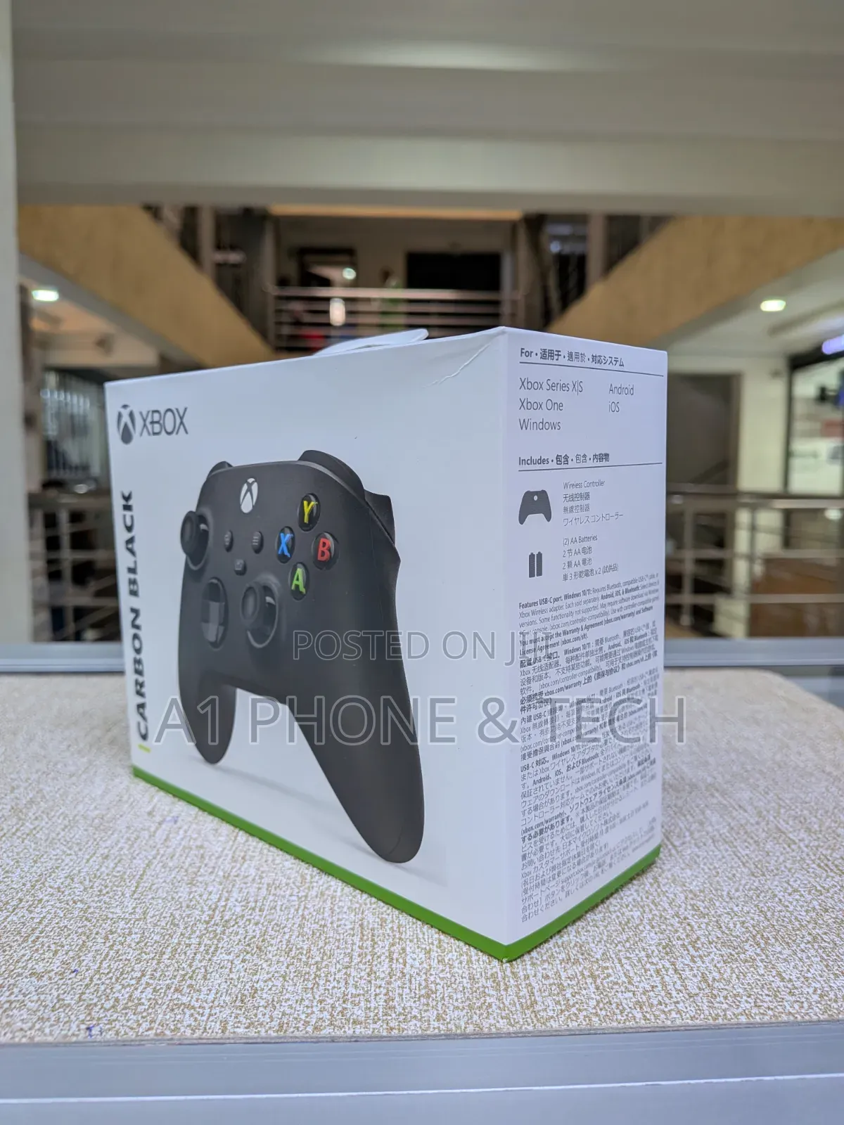 Xbox Carbon Black Controller