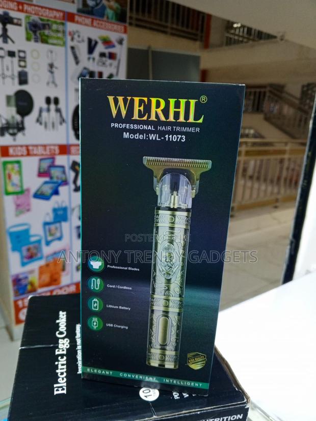 WERHL Hair Beard Trimmer With Lithium Battery T-Blade - thumbnail 2