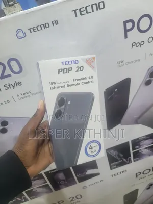 New Tecno Pop 20 64 GB Black
