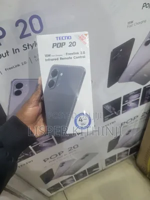New Tecno Pop 20 64 GB Black