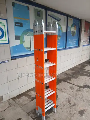 6 X 4 Fiberglass Ladder(red)