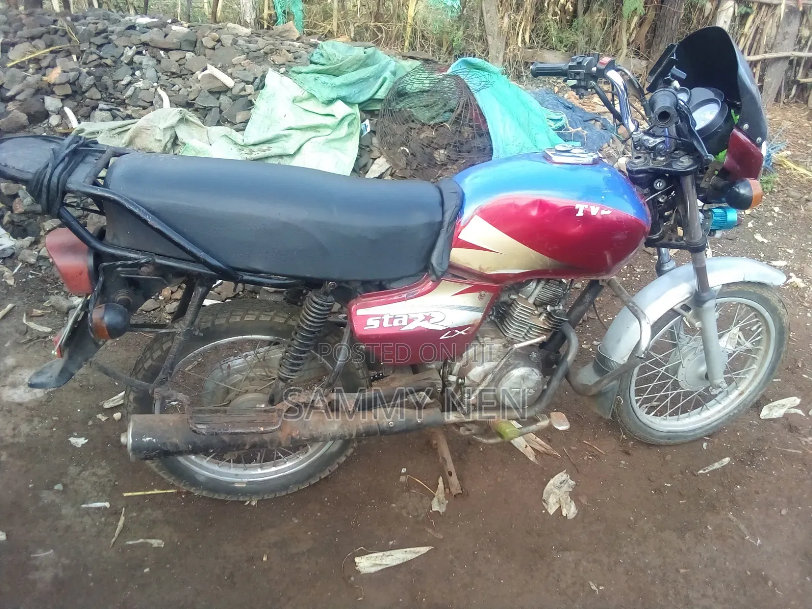 TVS XL 100 2011 Red