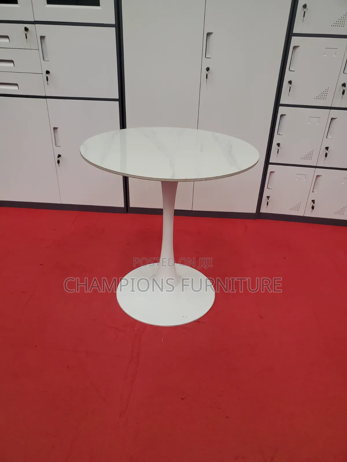 White Marble Tulip Dining/Cafe Table