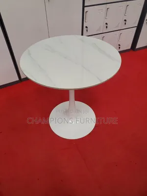 White Marble Tulip Dining/Cafe Table