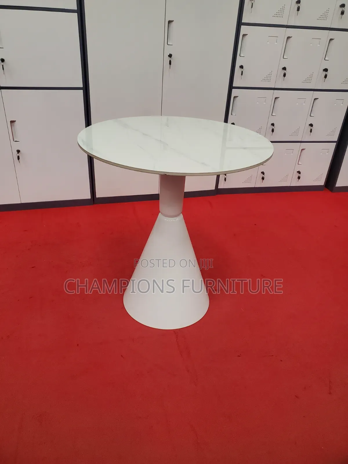 White Marble Conical Table
