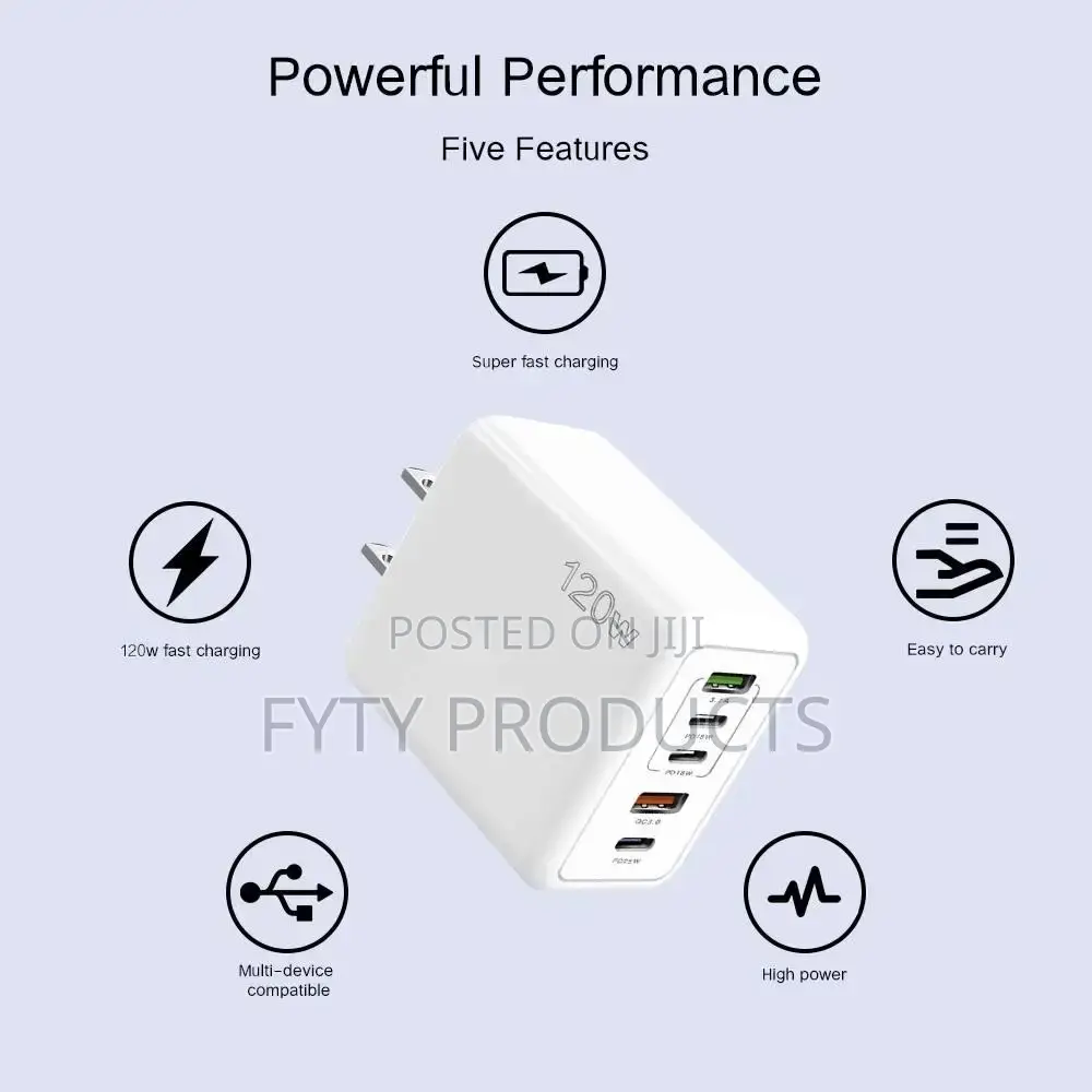 120W USB Type C Wall Charger
