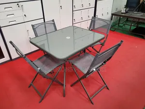 4-Seater Outdoor Mesh Folding Set