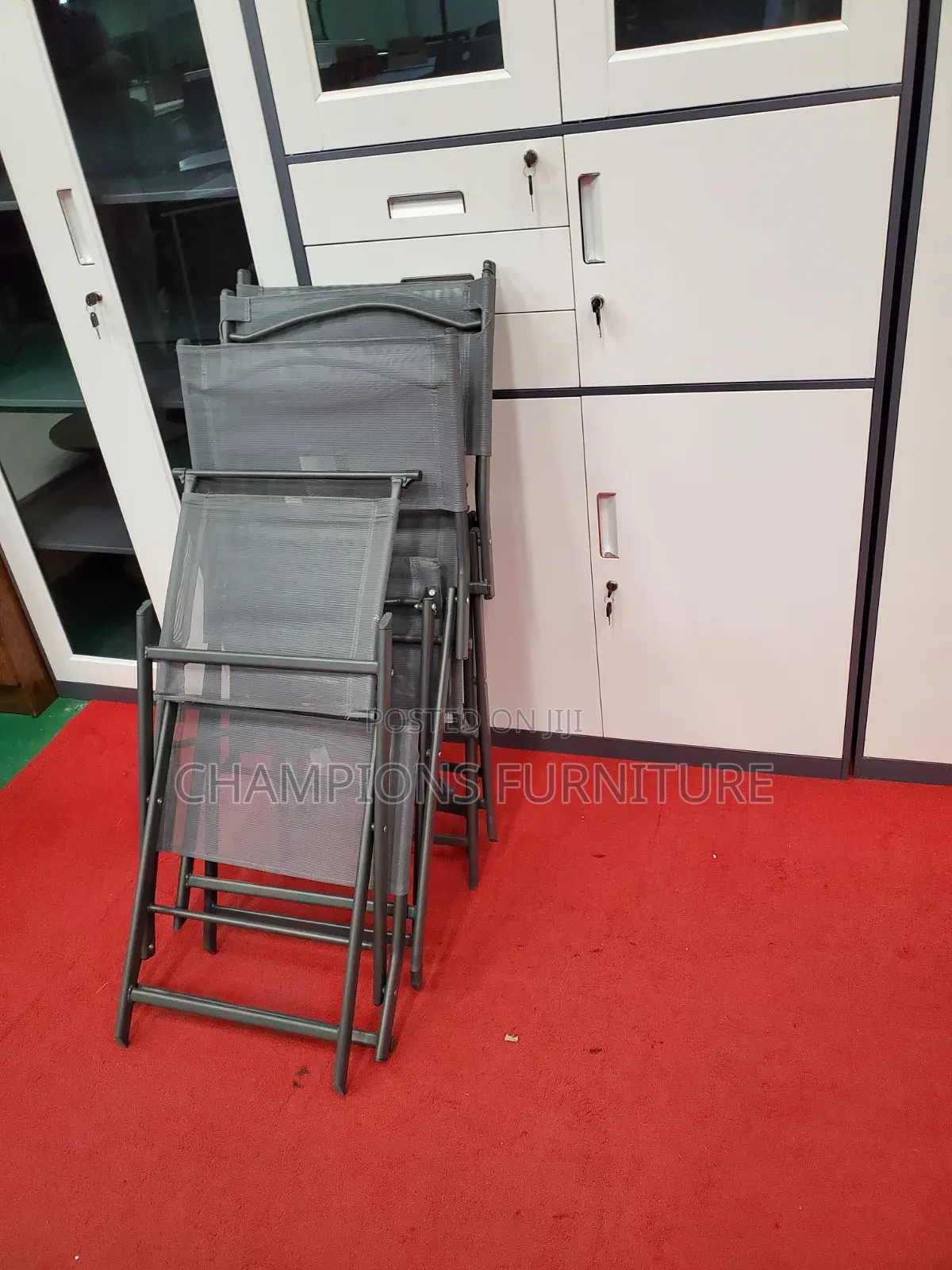 4-Seater Outdoor Mesh Folding Set