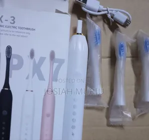 Sonic Electric Tooth Brush With 3 Head Brush Head