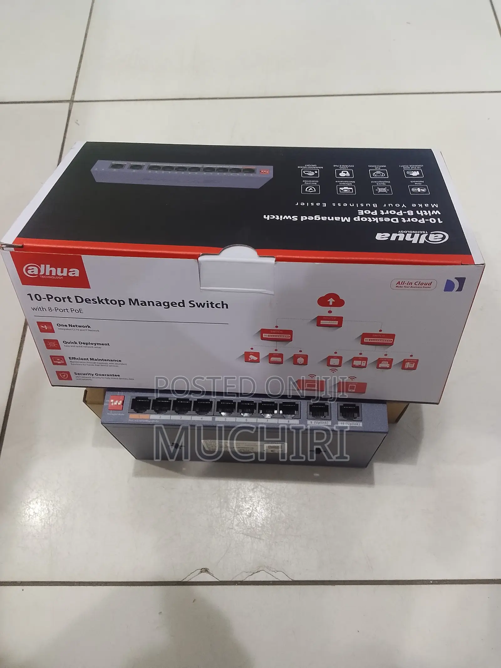 Dahua 8port Poe Switch Managed Switch