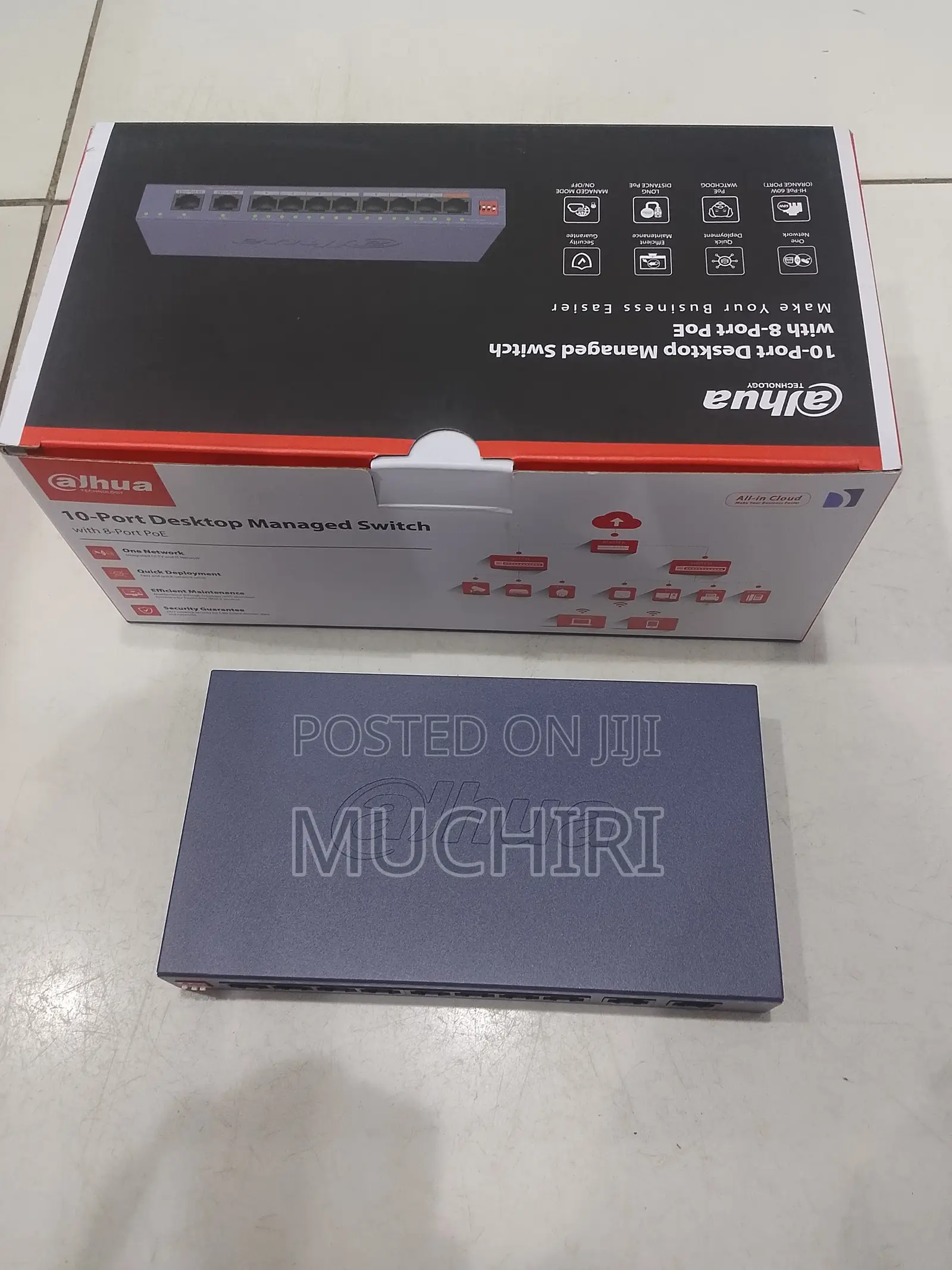 8 Port Poe Network Switch (Dahua CCTV Switch)
