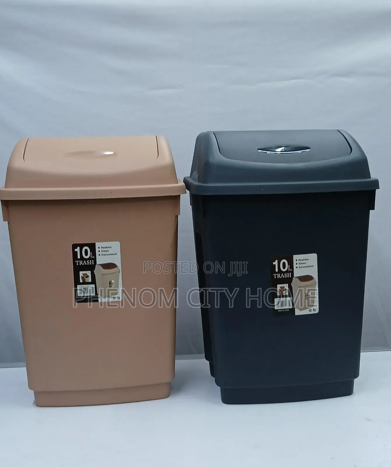 10L Plastic Trash Bin Available