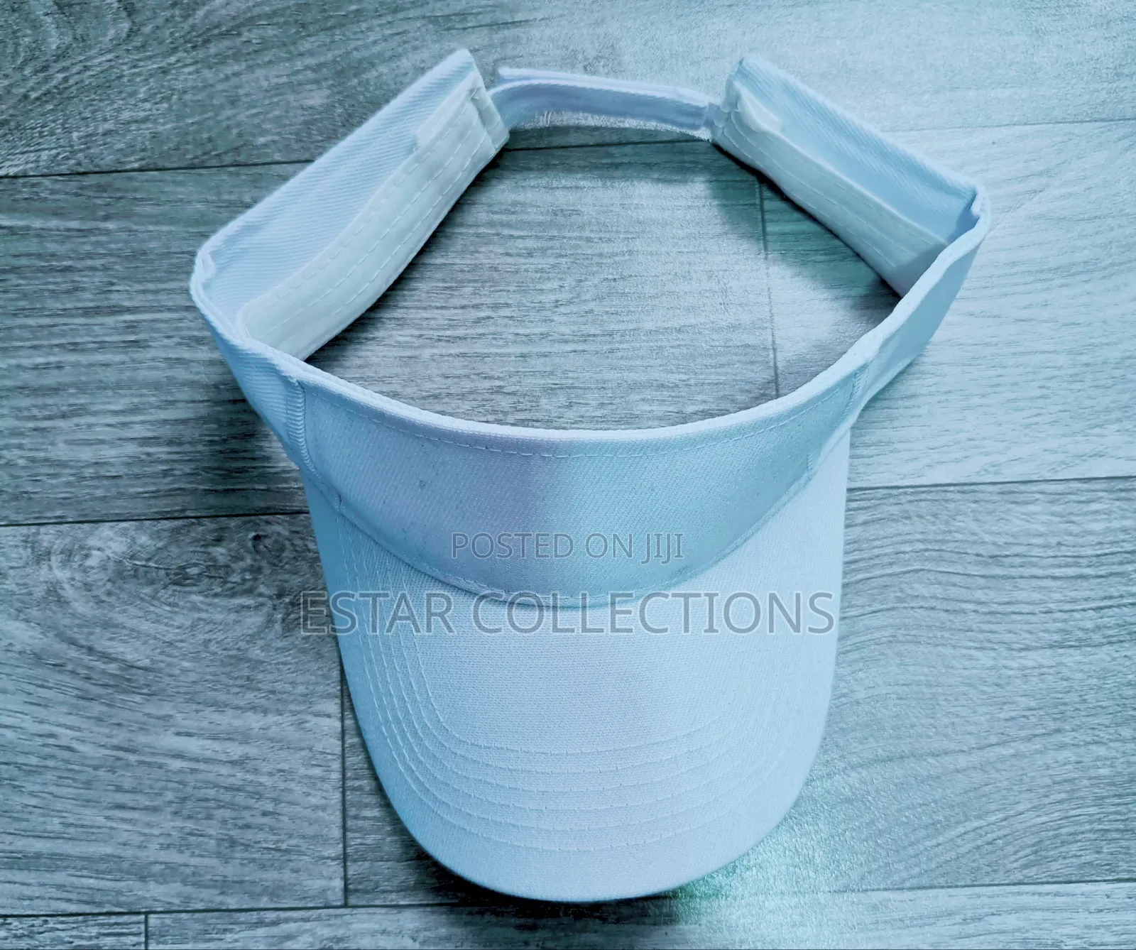 White and Yellow Half Cap