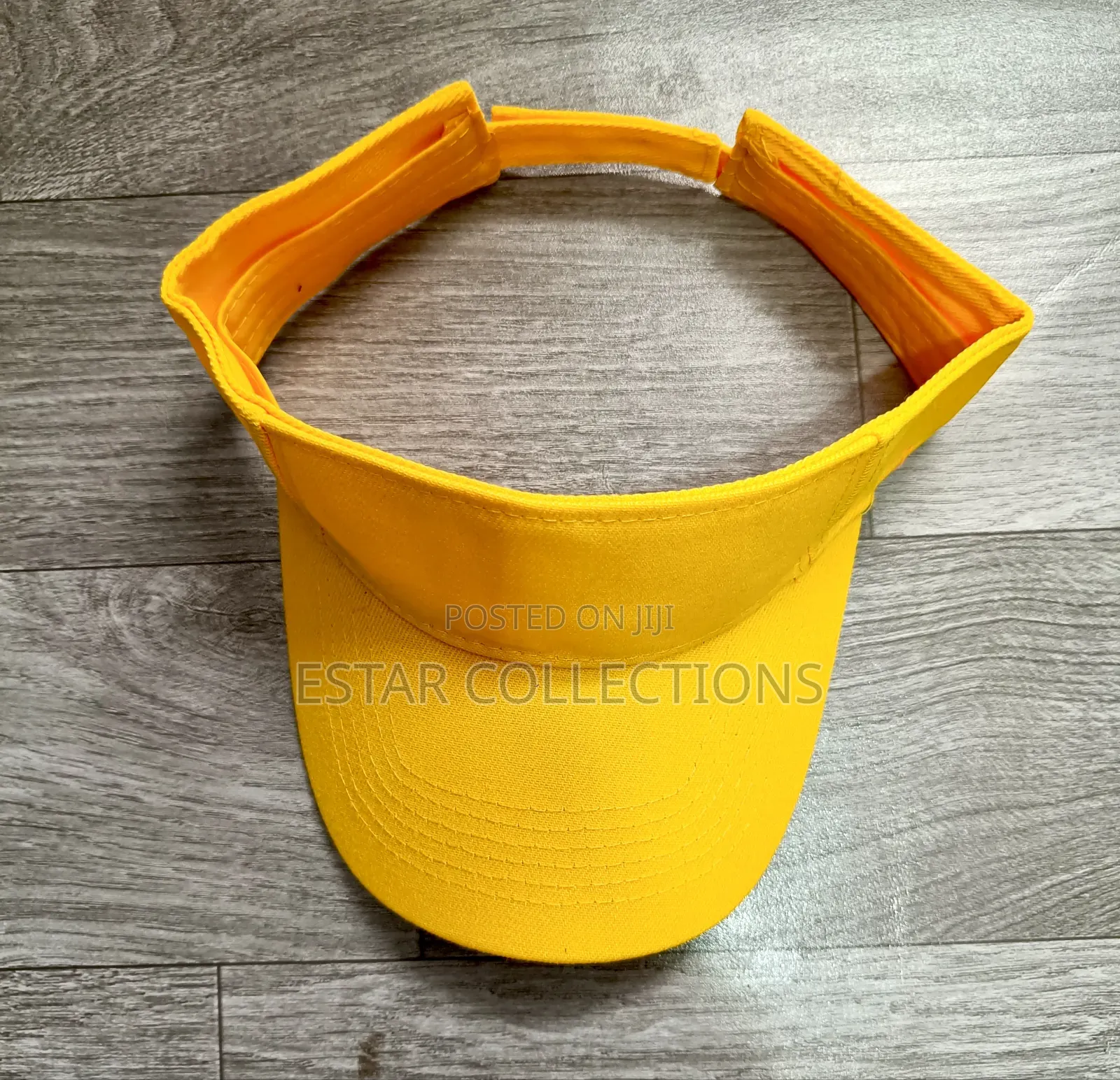 White and Yellow Half Cap