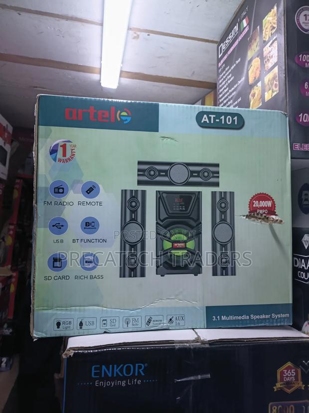 Artel AT-101 3.1 Home Theater Subwoofer – 20,000W PMPO