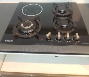 BOLESI 3 Gas + 1 Infrared Electric Inbuilt Hob