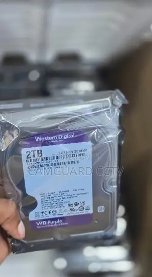 Wd Purple 2tb CCTV Recording Hard Drive for NVR /DVR