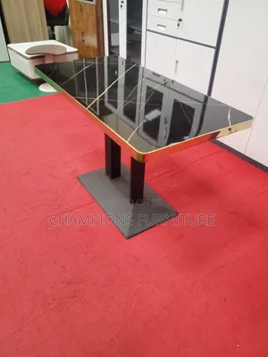 Black and Gold Marble Top Table