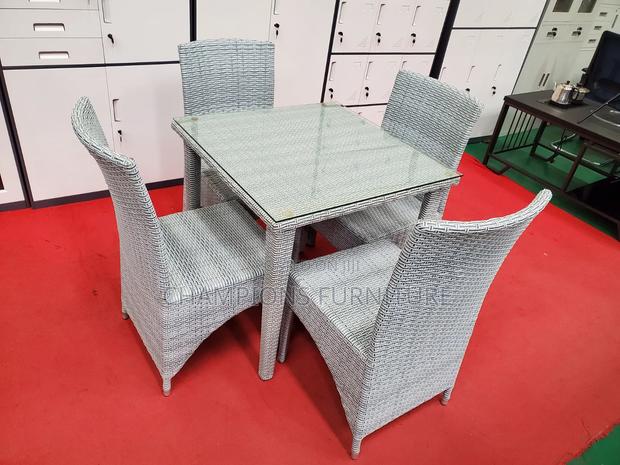 Grey All Weather Rattan Set - main view