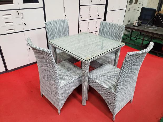 Grey All Weather Rattan Set - thumbnail 3