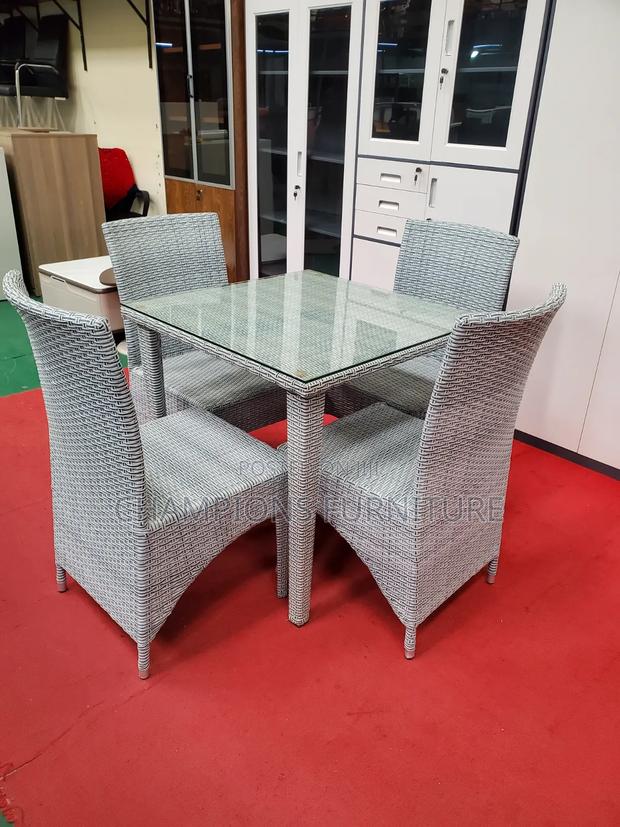 Grey All Weather Rattan Set - thumbnail 4