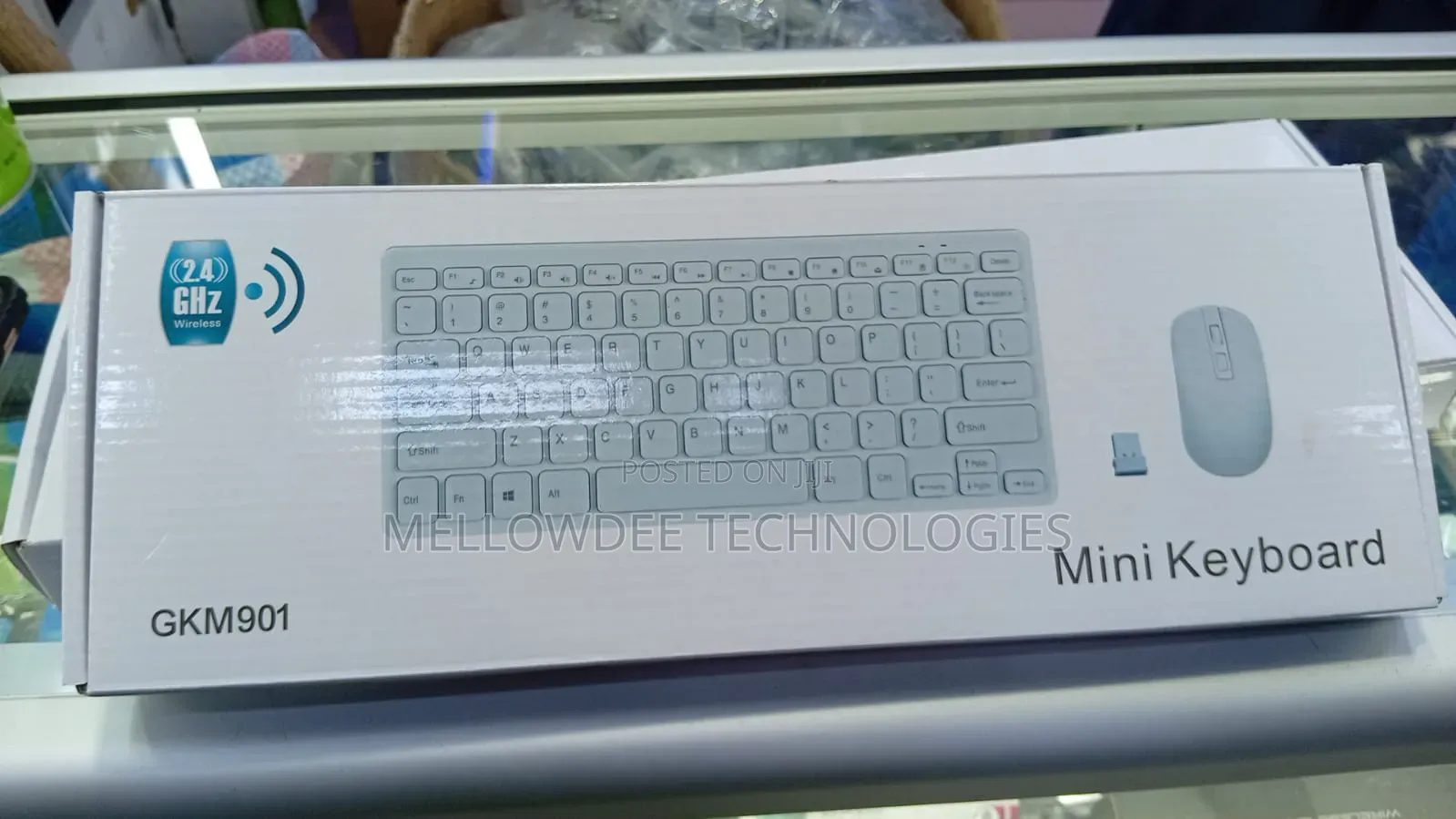 Wireless Mini Keyboard and Mouse Combo