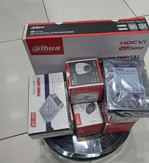 Dahua 4 Camera HD CCTV Kit With DVR, HDD Power Supply