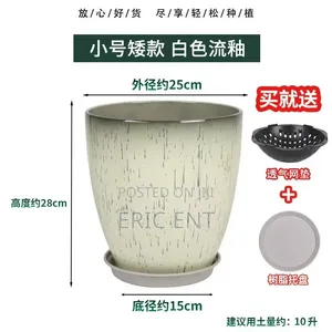 Pp Glazed Flower Pots