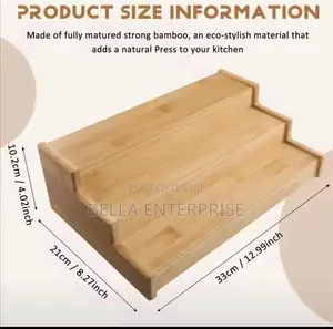 3 Tier Non Expandable Spice Storage Rack