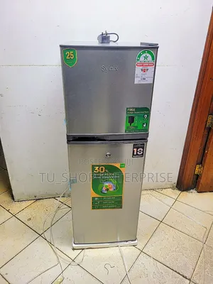Syinix 137L Double Door Refrigerator –